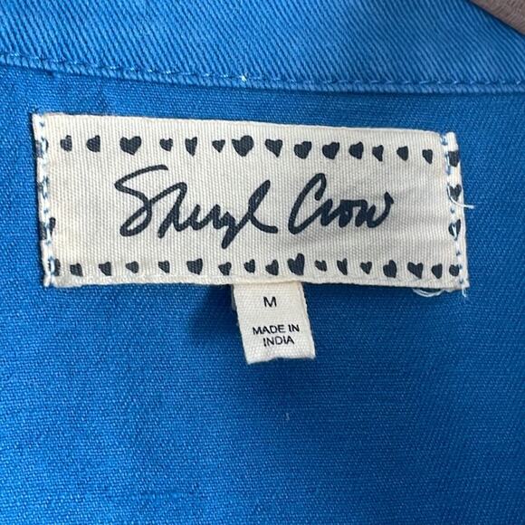 Sheryl Crow Blue Utility Military Jacket Flag Patch USA Star Patriotic America - Picture 5 of 8